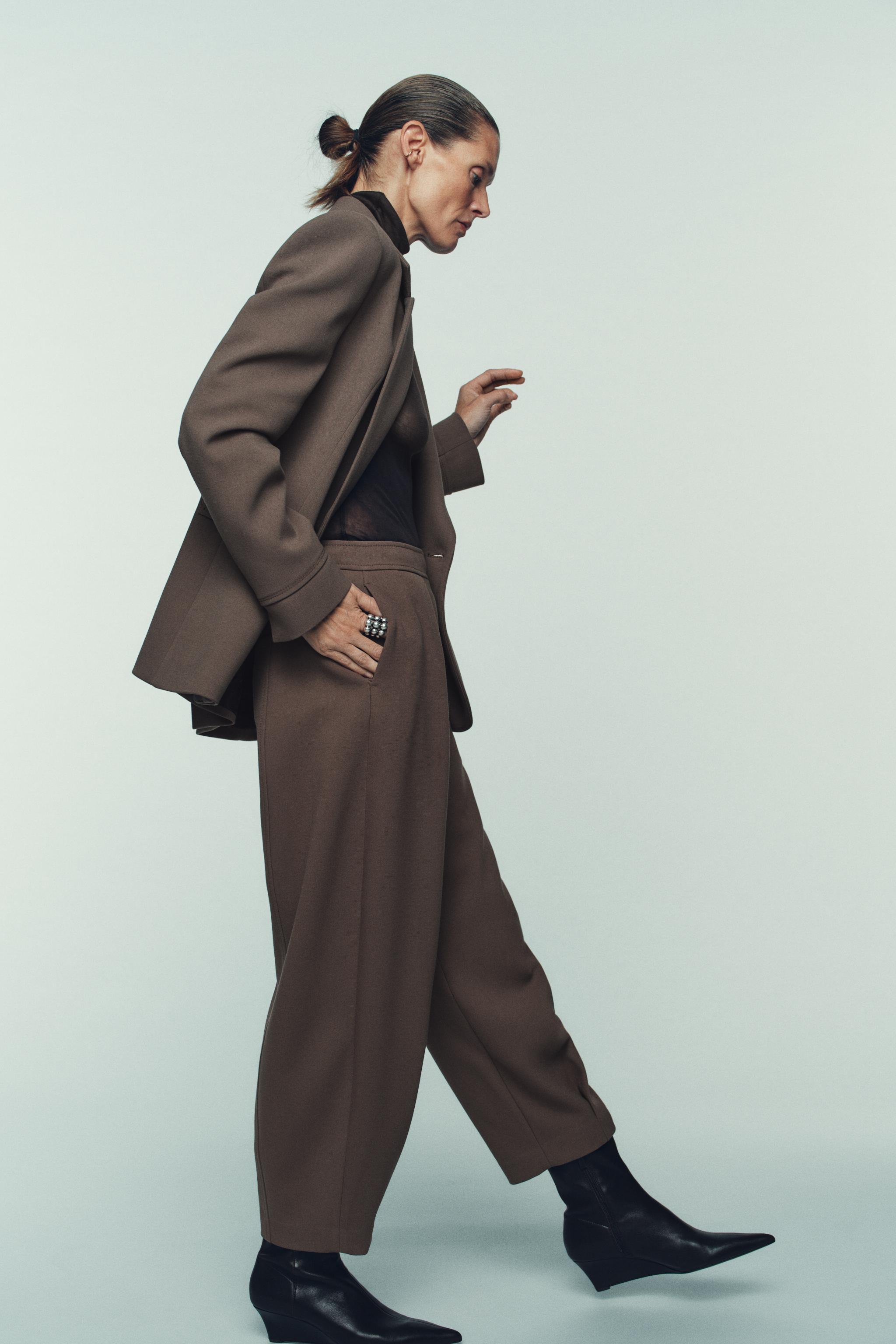 TAPERED PANTS WITH ZIPPER